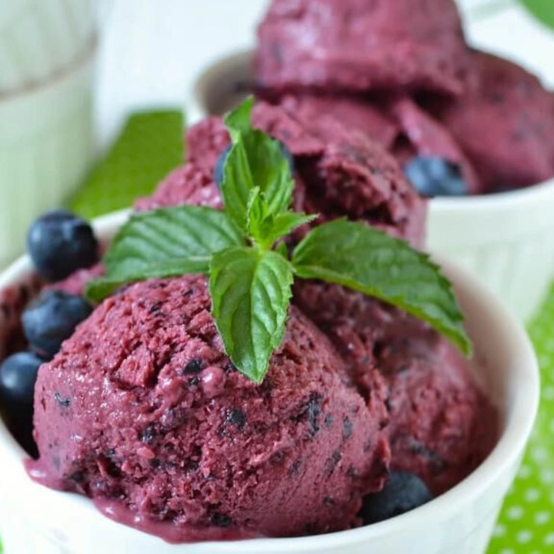 Blueberry Mint Gelato-Gelataio